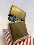 画像3: No.230 フラットトップ ヴィンテージZIPPO 1995年製 ANTIQUE BRASS アンティークブラス z-6686