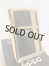 画像: No.200G 推奨品ZIPPO BLACK MIRROR ブラックミラー GOLD LINE ゴールドライン ELEGANCE エレガンス z-6700