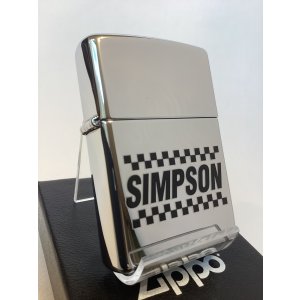 画像: No.250 企業ロゴシリーズZIPPO HIGH POLISH CHROME ハイポリッシュクローム SIMPSON シンプソン z-6702