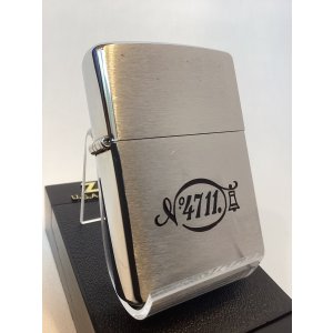 画像: No.200 USED ZIPPO BRUSHED CHROME ブラッシュクローム 4711 フォーセブンイレブン z-6706