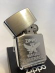 画像2: No.200 ヴィンテージZIPPO 2005年製 BRUSHED CHROME ブラッシュクローム AMERICAN EAGLE アメリカンイーグル z-6708