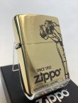 画像1: No.200 WINDY ZIPPO ウィンディ BRASS MIRROR IBUSHI ブラスミラーイブシ z-6712