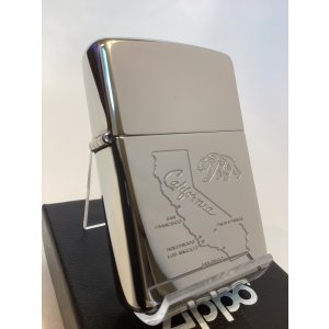 画像: No.250 ヴィンテージZIPPO 1995年製 HIGH POLISH CHROME ハイポリッシュクローム CALIFORNIA カルフォルニア z-6754