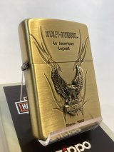画像: No.200 HARLAY DIVIDSON ZIPPO ハーレー・ダビッドソン ANTIQUE BRASS アンティークブラス EAGLE METAL イーグルメタル z-6765