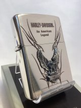 画像: No.200 HARLAY DIVIDSON ZIPPO ハーレー・ダビッドソン SILVER MIRROR IBUSHI シルバーミラーイブシ EAGLE METAL イーグルメタル z-6778