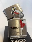 画像2: No.200 WINDY RED ZIPPO ウィンディ レッド BRUSHED CHROME ブラッシュクローム z-6780