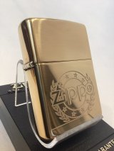 画像: No.254 ヴィンテージZIPPO 1994年製 HIGH POLISH SOLID BRASS ハイポリッシュソリッドブラス LAUREL ローレル 月桂樹 z-6853