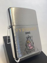 画像: No.200 ヴィンテージZIPPO 1995年製 BRUSHED CHROME ブラッシュクローム FYRTOJET フィルトジェット LADY レディ z-6867