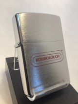 画像: No.200 ヴィンテージZIPPO 1991年製 BRUSHED CHROME ブラッシュクローム ROSSBOROUGH LOGO ロスボロー ロゴ z-6872