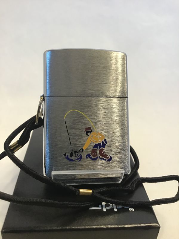 No.275 アウトドアシリーズZIPPO フィッシャーマン ひも付き z-1454