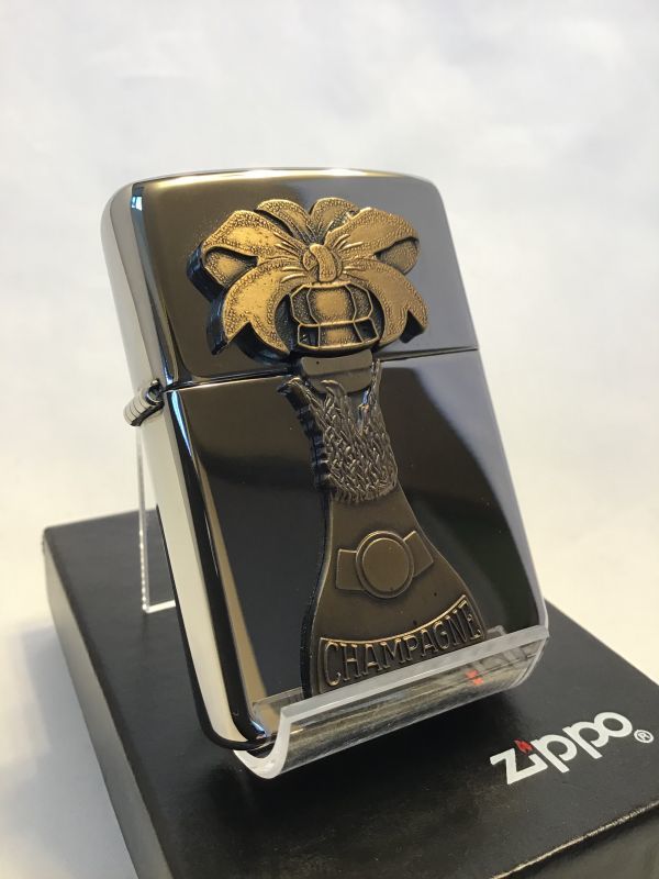 No.100 CHAMPAGNE トリックZIPPO シャンパンメタル z-2023 - BRADFORD