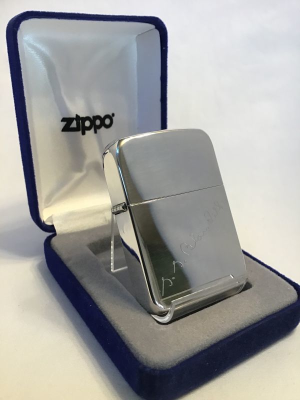 No.２４ スターリングシルバー 初代社長サイン ＺＩＰＰＯ [Z-298 