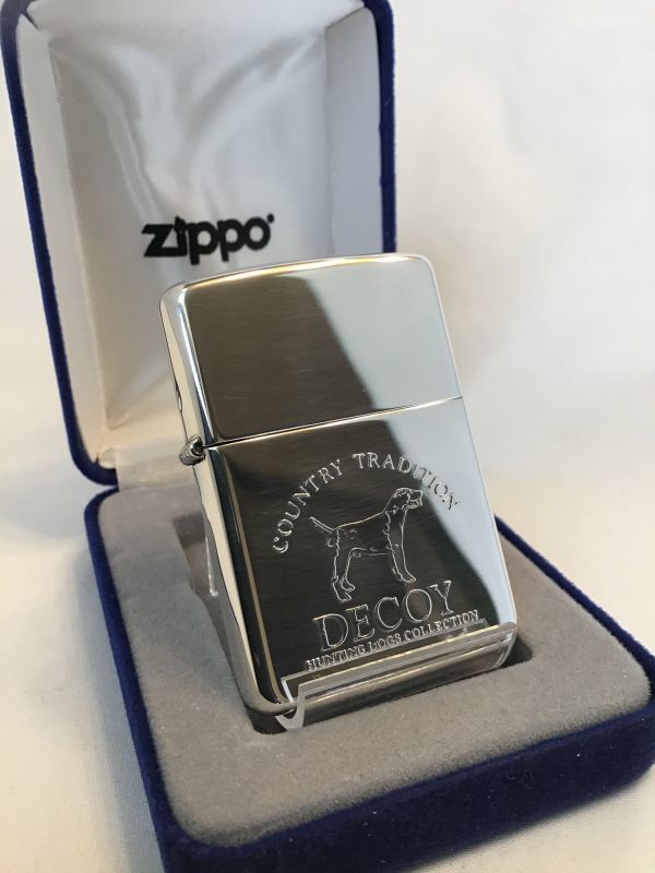 No.１５ スターリングシルバーZIPPO ＤＥＣＯＹ ドッグ [Z-309