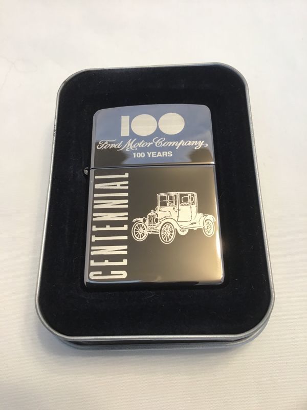 No.150 記念・限定品ZIPPO アメリカ フォード社 創立100周年記念ZIPPO 