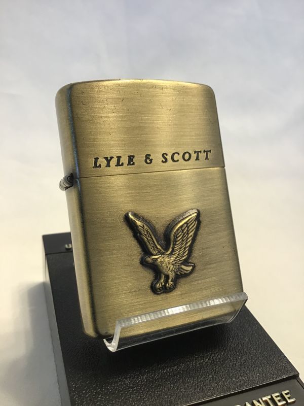 No.200 USED ZIPPO LYLE&SCOTT ライル&スコット メタル z-2956