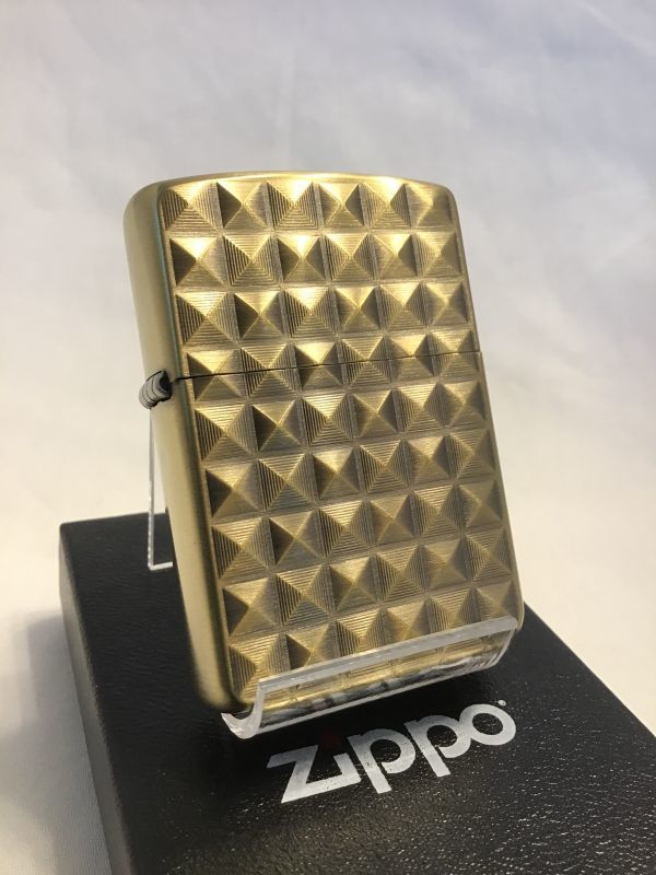 No 162 アーマータイプzippo アンティークブラス ダイヤカット Z 2981 Bradford Tokyoオンラインショップ