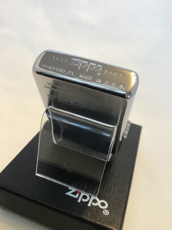 No.200 USED ZIPPO 1992年製 朝日放送テレビ株式会社 ABC z-2992 