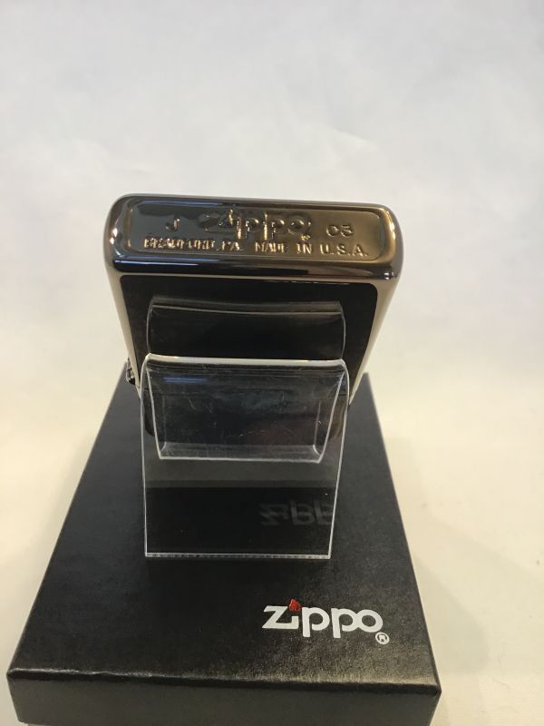 画像4: No.150 PVDシリーズZIPPO ブラックアイス ELECTRONITE エレクトロナイト z-3376