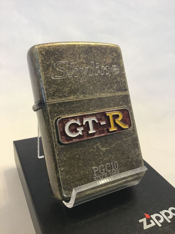 サントスピンク Zippo SKYLINE GTS スカイライン 薔薇 ローズ 黒