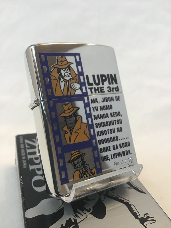 zippo ルパン三世シリーズ 銭形警部デザイン シリアルナンバー入り