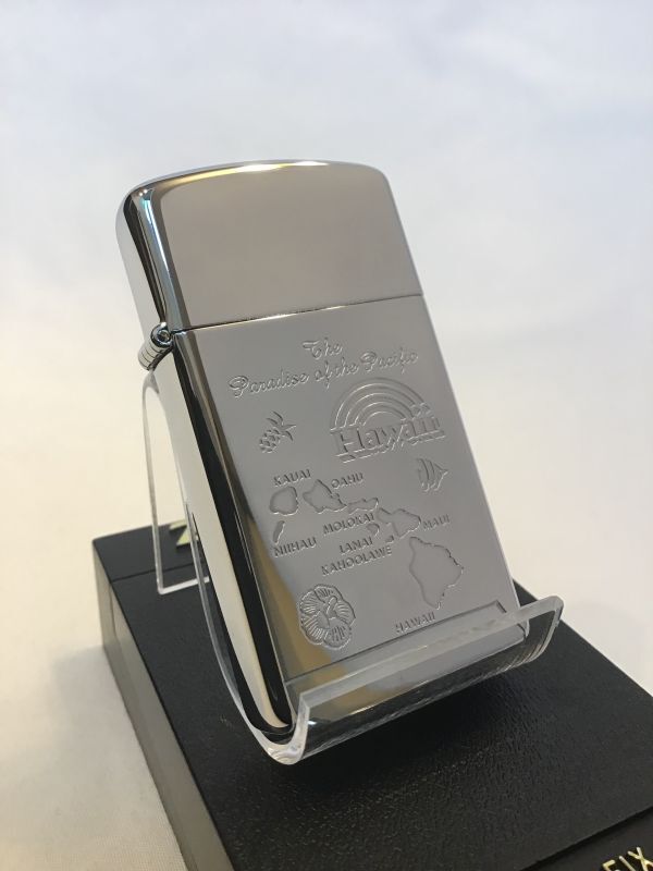 画像1: No.1610 スリムタイプZIPPO HAWAII ハワイ z-3543