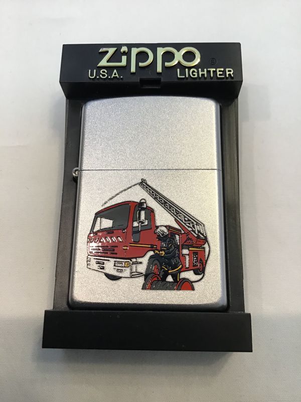 No.205 ヴィンテージZIPPO 2003年製 FIRE ENGINE 消防車 z-1451