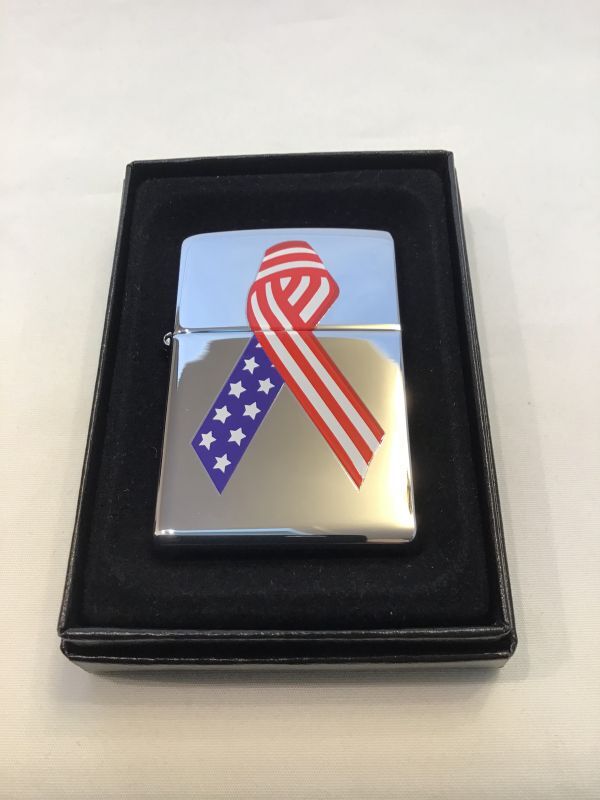 画像5: No.250 ヴィンテージZIPPO 2003年製 AMERICAN RIBBON アメリカンリボン z-3732