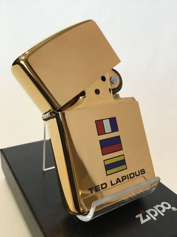 画像2: No.250GE ヴィンテージZIPPO 1995年 TED LAPIDUS テッド・ラピダス ゴールド z-952