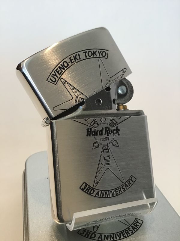 No.200 ハードロックカフェ上野店 3周年記念ZIPPO 限定100個 z-1683