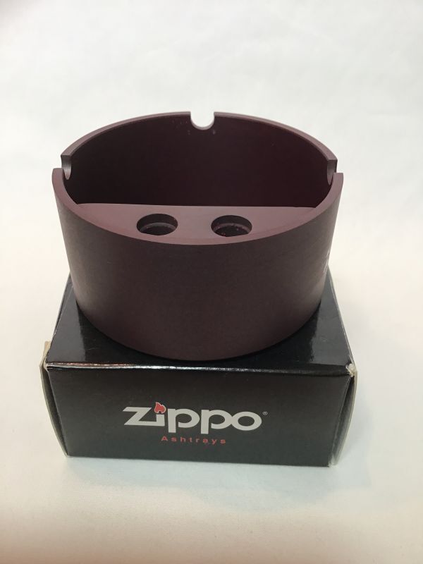 画像2: No.ZA-01 ZIPPO ASHTRAY ジッポー灰皿 ブラウンツヤ消し z-3837