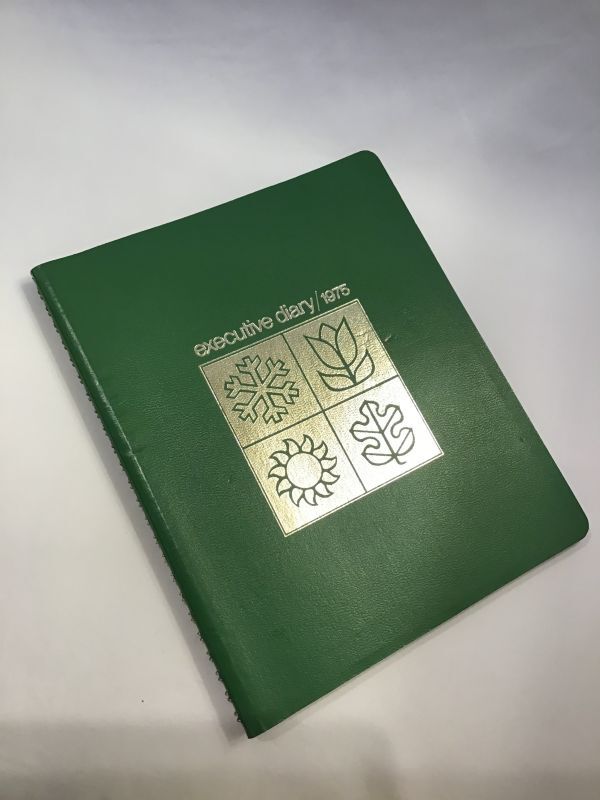 画像1: ZIPPO GOODS EXECUTIVE DIARY エグゼクティブ ダイアリー 1975年版 z-3981