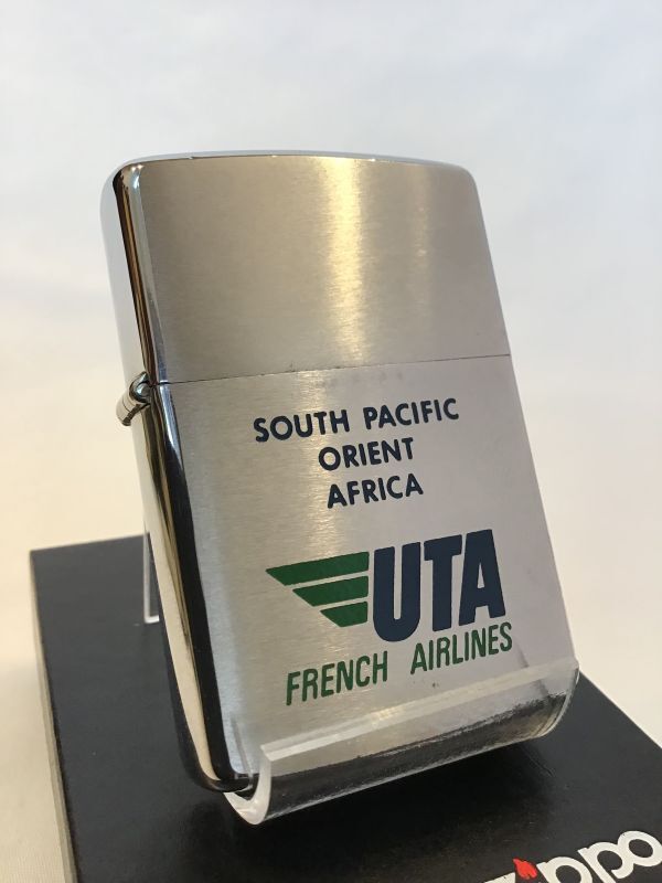 No.200 USED ZIPPO 1966年製 UTA FRENCH AIR LINES フランス エア