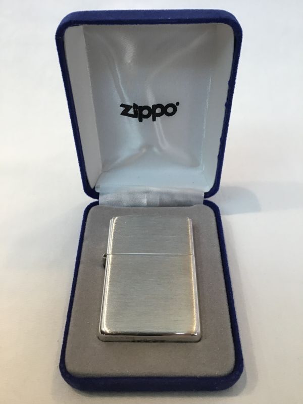 No.13 BRUSHED STARING SILVER ZIPPO 2004年製 スターリングシルバー z