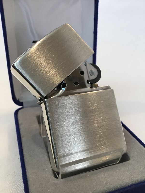 画像2: No.13 BRUSHED STARING SILVER ZIPPO 2004年製 スターリングシルバー z-4531