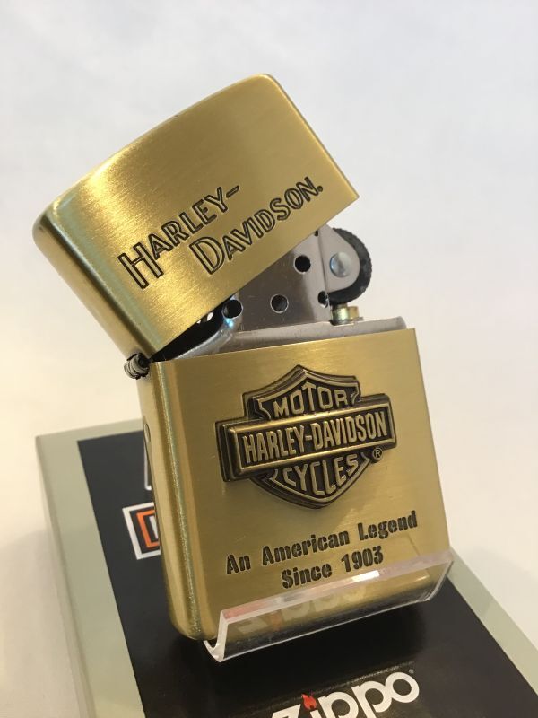 画像2: No.200 HARLER DAVIDSON ZIPPO ハーレー・ダビッドソン BAR&SHIELD METAL バー&シールド メタル z-4553