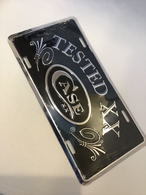 画像1: ZIPPO GOODS アメリカケース社製 ナンバープレート TESTES XX CASE ブラック z-4568