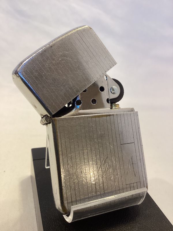 画像2: No.200 UESD ZIPPO 1951年~53年製 ブラッシュクローム STRIPE ストライプ z-4662