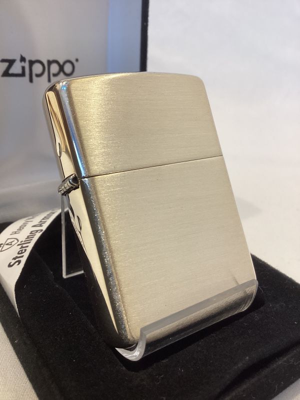 No.27 ARMOR BRUSHED STARLING SILVER ZIPPO 2014年製 アーマー 