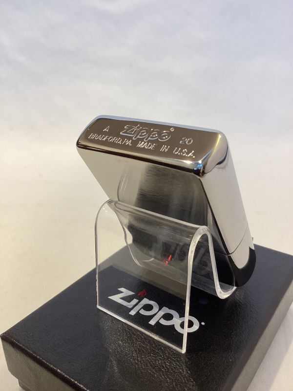 画像4: No.200 推奨品ZIPPO ブラッシュクローム 2020年1月製 プレーン z-4678