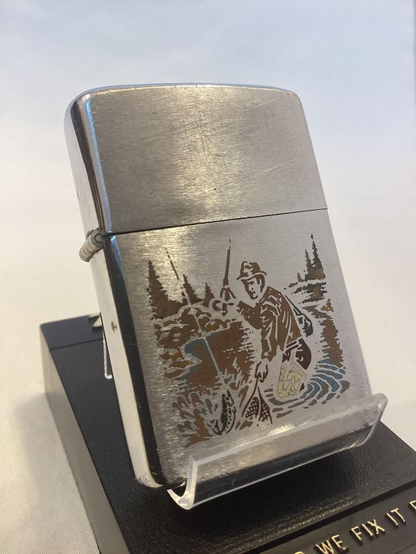 画像1: No.180 UESD ZIPPO 1979年製 SPORTS MODEL FISHRMAN スポーツモデル フィッシャーマン z-4711