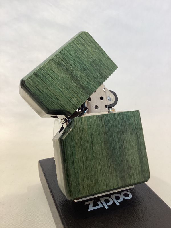 画像2: No.102 アメリカ ホルゲート社製 TURPUOISE WOOD ZIPPO ターコイズウッド z-4767