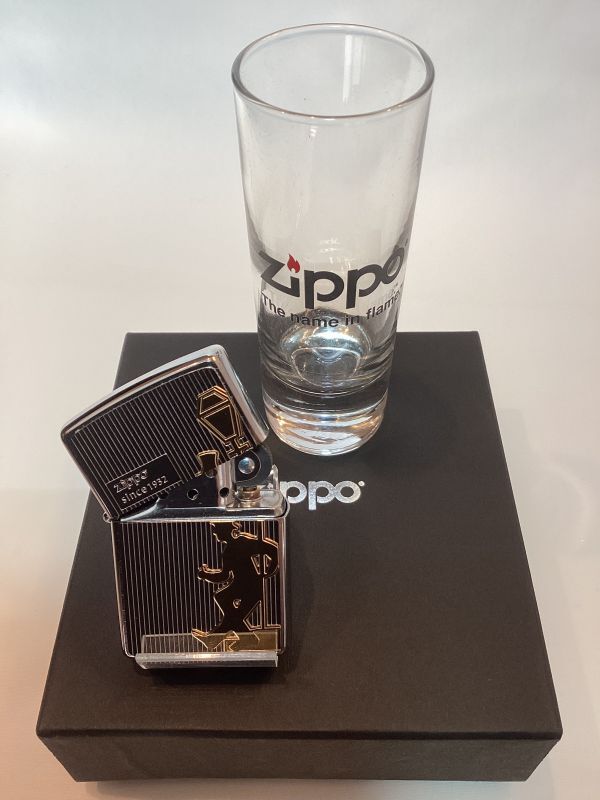 画像2: No.200 推奨品ZIPPO ドランカー&ワンショットグラスセット z-4780