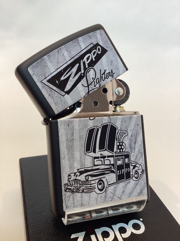 画像2: No.218 推奨日ZIPPO ブラックマット ジッポーカー z-4784