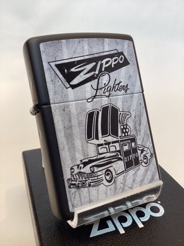 画像1: No.218 推奨日ZIPPO ブラックマット ジッポーカー z-4784