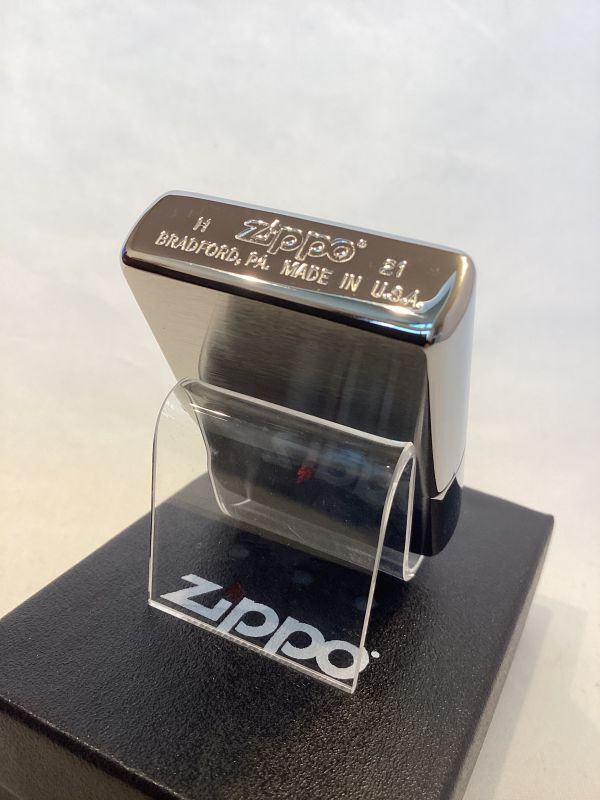 画像4: No.200 推奨日ZIPPO ブラッシュクローム 天然ウッド z-5030