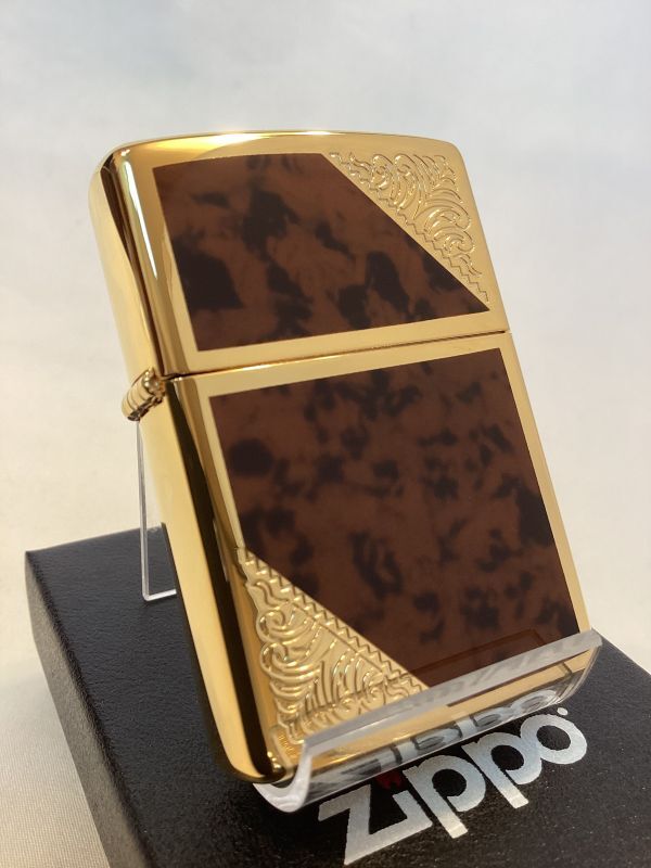 画像1: No.200 推奨品ZIPPO ブラウンマーブル エレガント z-5031