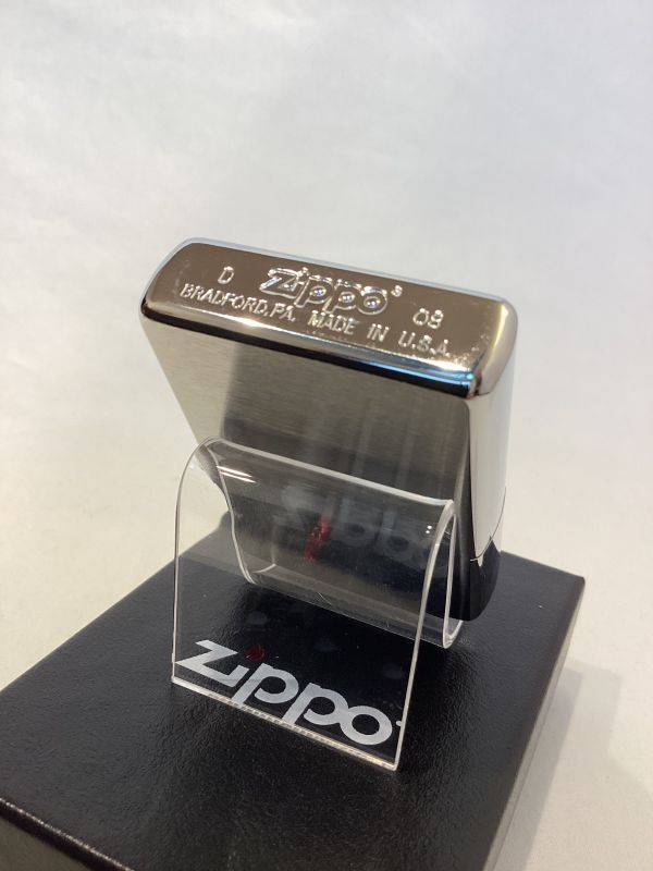 画像4: No.200 推奨品ZIPPO BRUSHED CHRME 2008年製 ブラッシュクローム プレーン z-5078