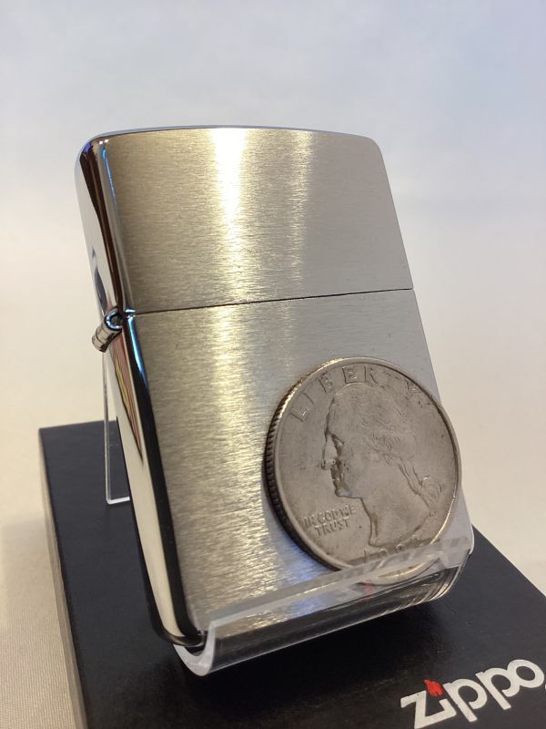 画像1: No.200 ヴィンテージZIPPO 1997年製 USED OLD COIN ユースドオールドコイン(1992年製)付き z-1386