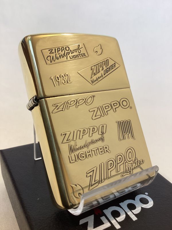 No.200 推奨品 ANTIQUE BRASS アンティークブラス ZIPPO LOGO EMBOSS 