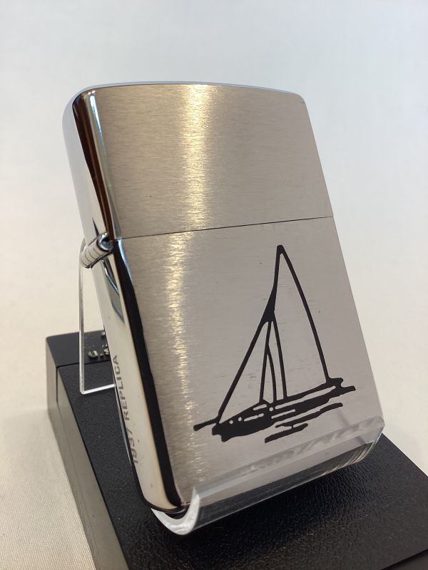 画像1: No.250 スポーツシリーズZIPPO 1998年製 BOLD LINE TYPE ボールドラインタイプ SAILING セーリング z-5202